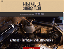 Tablet Screenshot of 1stchoiceconsignment.com